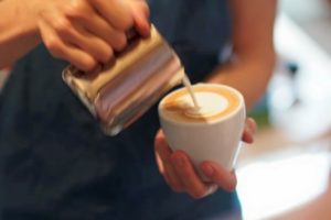 カフェラテ挑戦